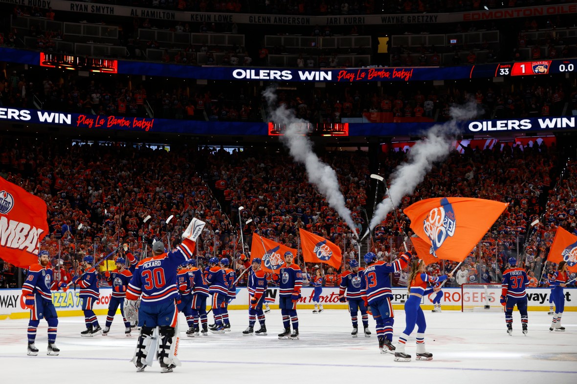 NHL: Stanley Cup Final-Florida Panthers at Edmonton Oilers