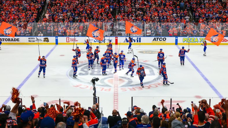 NHL: Stanley Cup Final-Florida Panthers at Edmonton Oilers