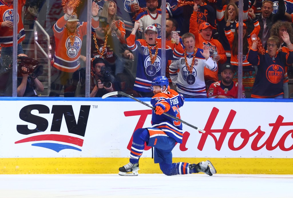 NHL: Stanley Cup Final-Florida Panthers at Edmonton Oilers