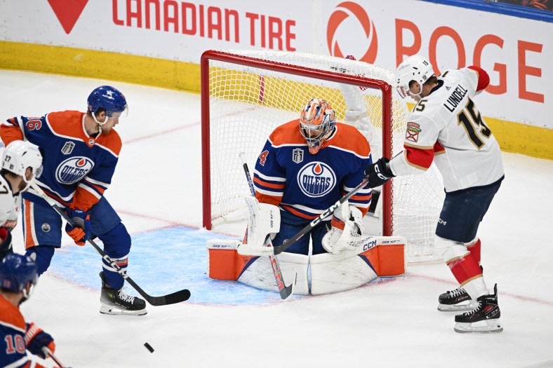 NHL: Stanley Cup Final-Florida Panthers at Edmonton Oilers