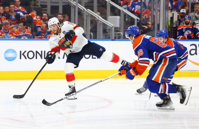 NHL: Stanley Cup Final-Florida Panthers at Edmonton Oilers