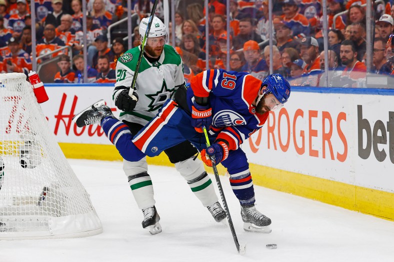 NHL: Stanley Cup Playoffs-Dallas Stars at Edmonton Oilers