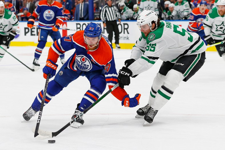 NHL: Stanley Cup Playoffs-Dallas Stars at Edmonton Oilers