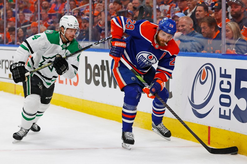 NHL: Stanley Cup Playoffs-Dallas Stars at Edmonton Oilers