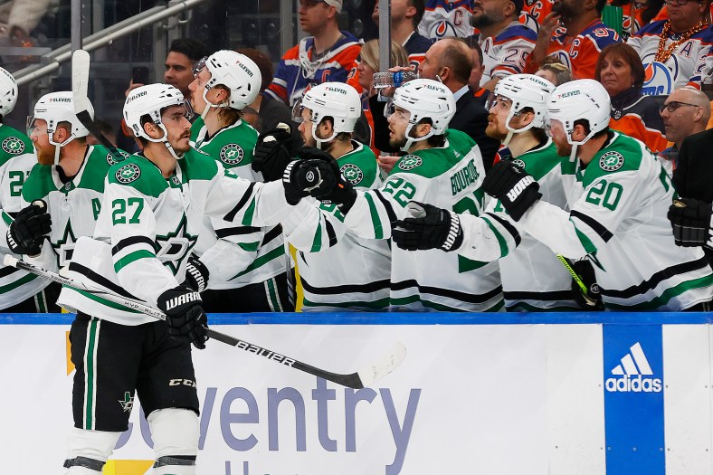 NHL: Stanley Cup Playoffs-Dallas Stars at Edmonton Oilers