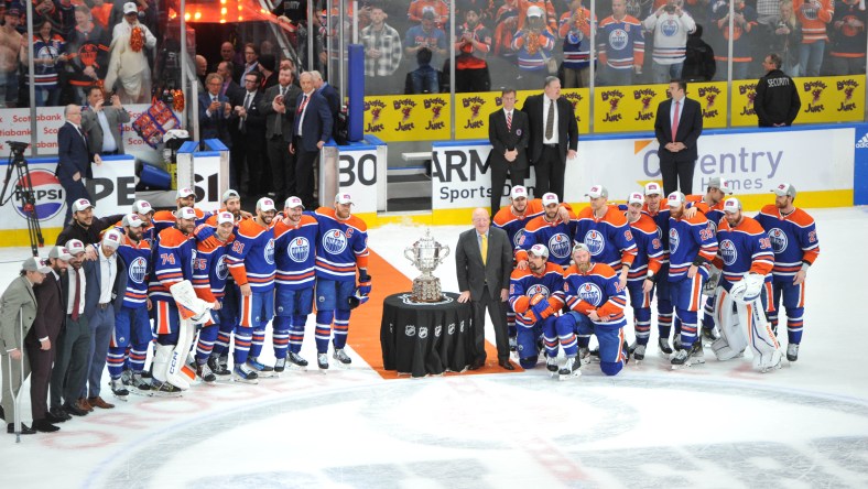 NHL: Stanley Cup Playoffs-Dallas Stars at Edmonton Oilers