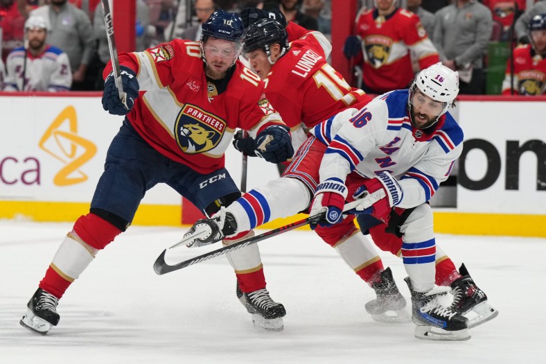 NHL: Stanley Cup Playoffs-New York Rangers at Florida Panthers