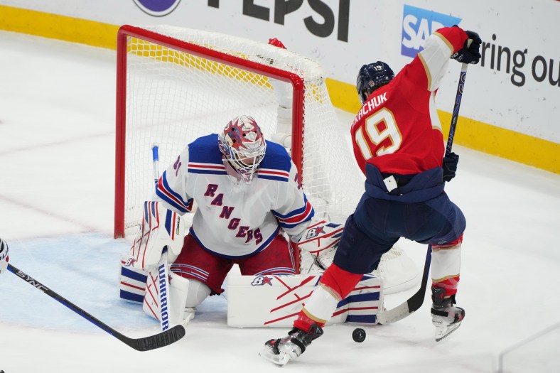 NHL: Stanley Cup Playoffs-New York Rangers at Florida Panthers