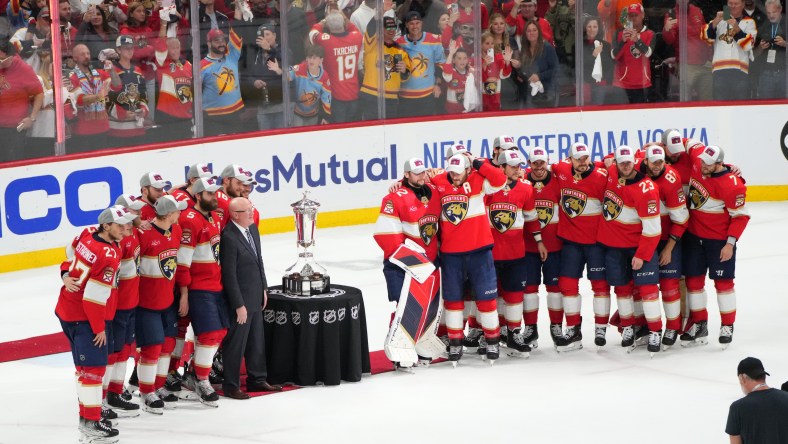 NHL: Stanley Cup Playoffs-New York Rangers at Florida Panthers