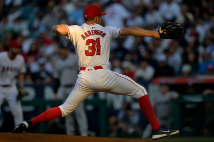 Los Angeles Angels pitcher Tyler Anderson