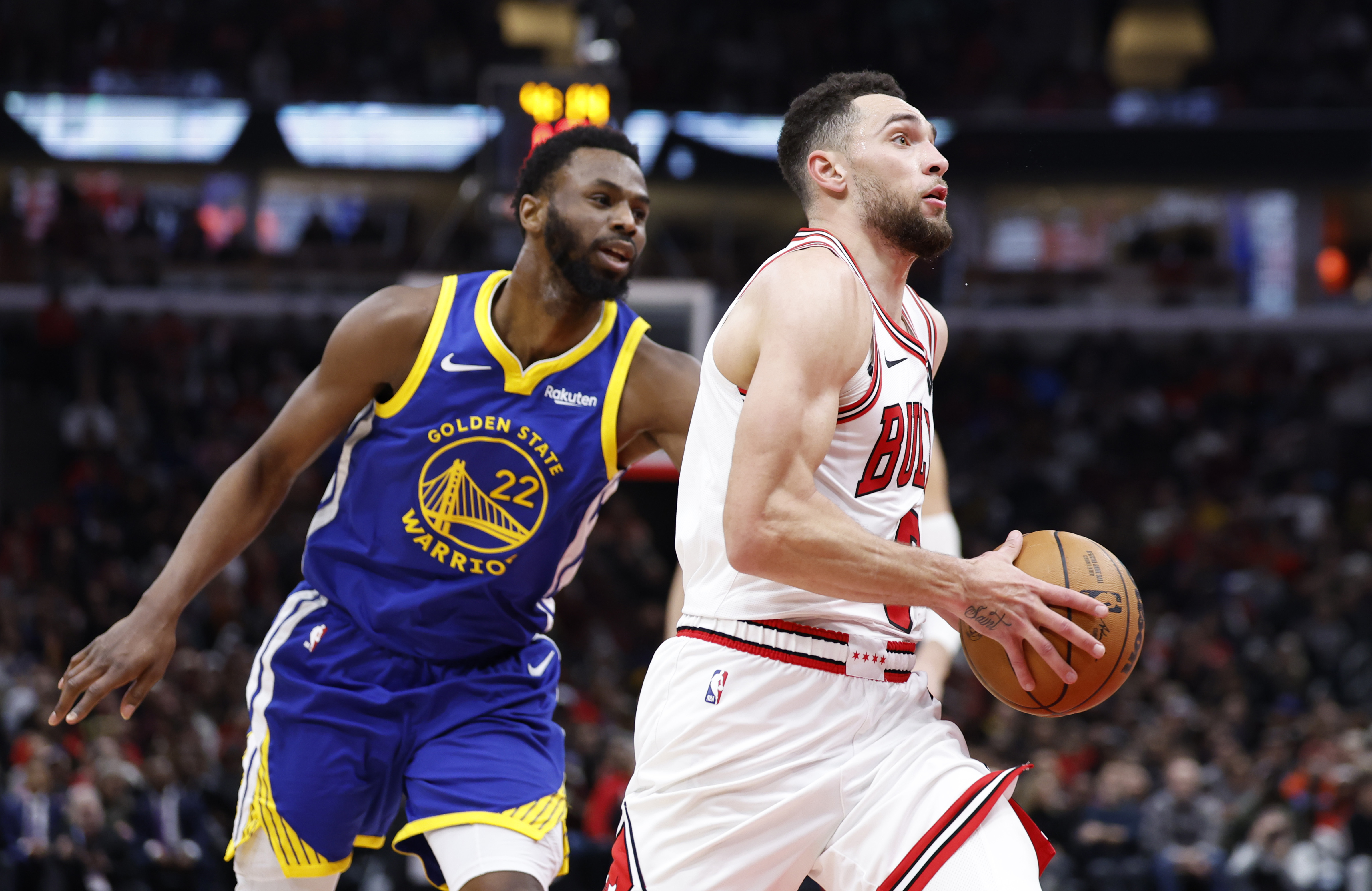 Zach LaVine against the Golden State Warriors