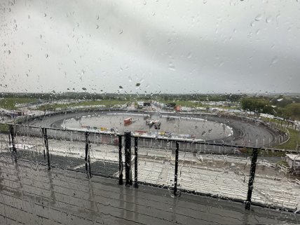 Incredible flooding forces major Sprint Car race postponement