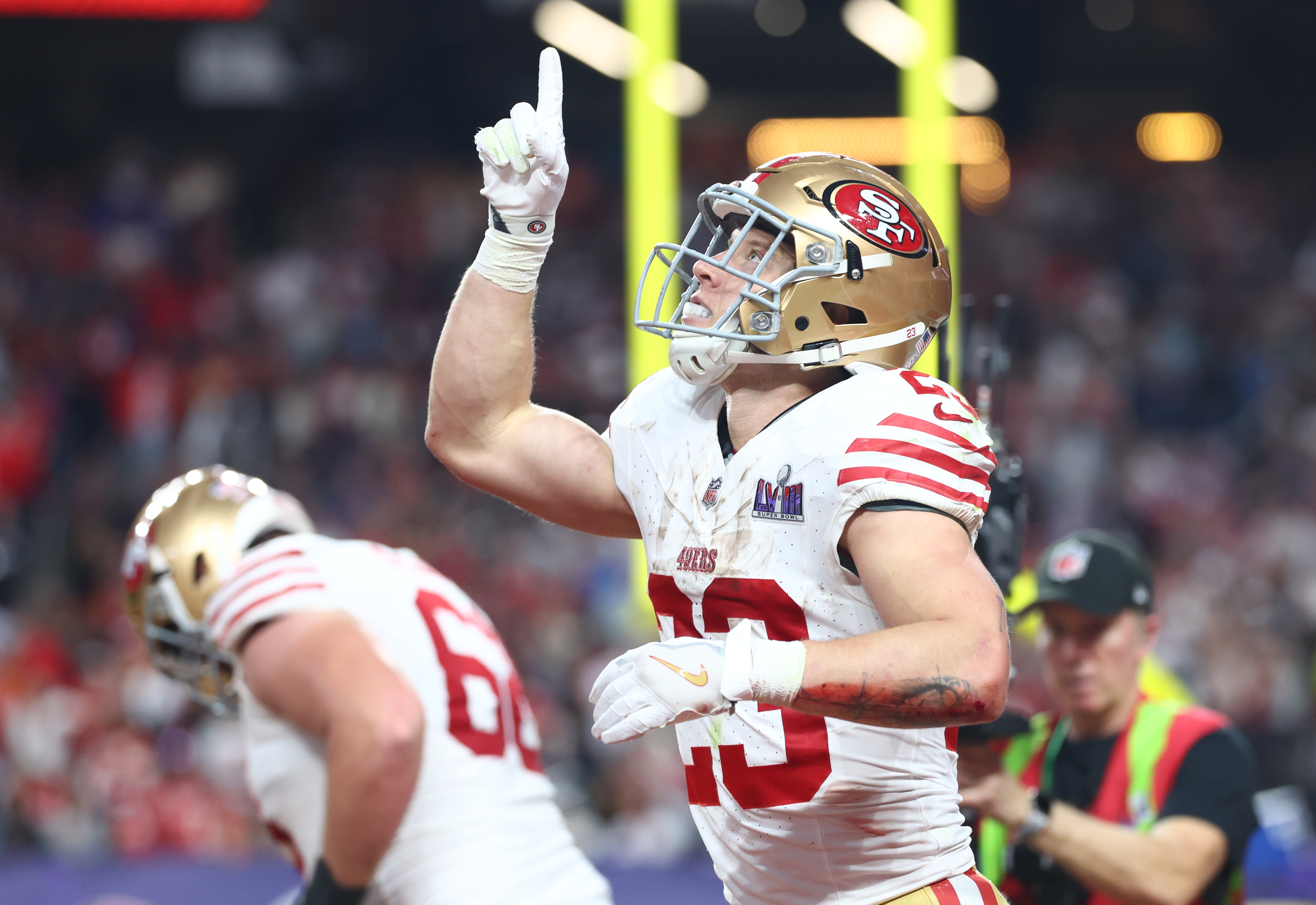 San Francisco 49ers' Christian McCaffrey