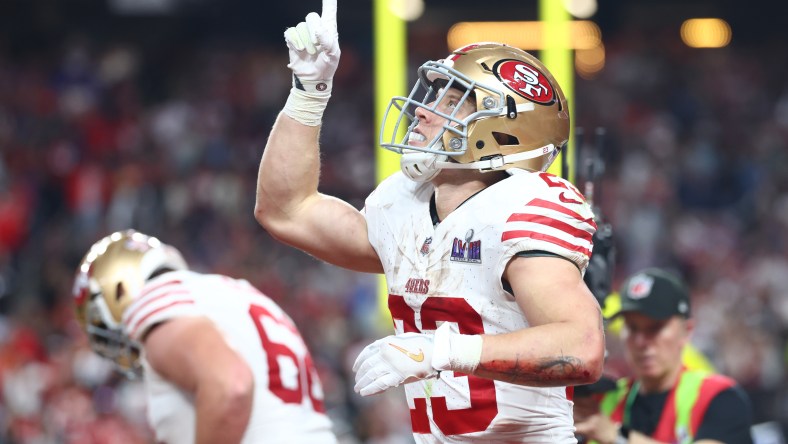 San Francisco 49ers' Christian McCaffrey