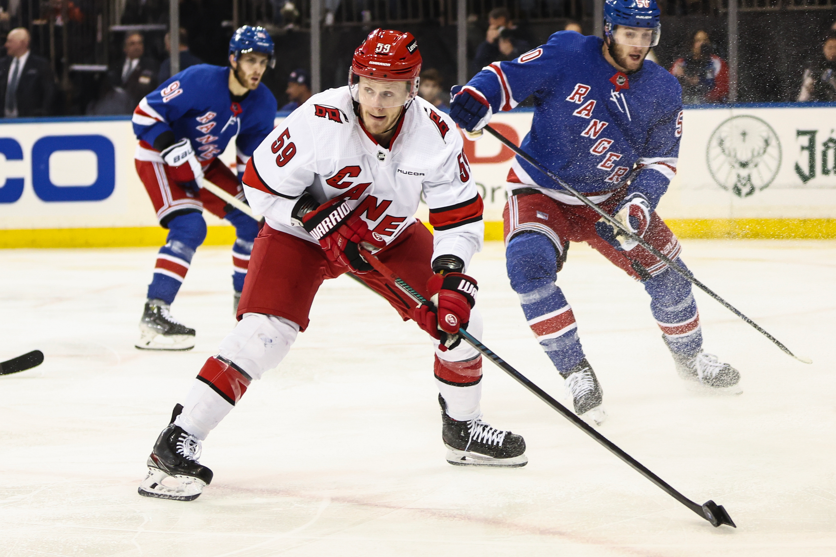 NHL: Stanley Cup Playoffs-Carolina Hurricanes at New York Rangers