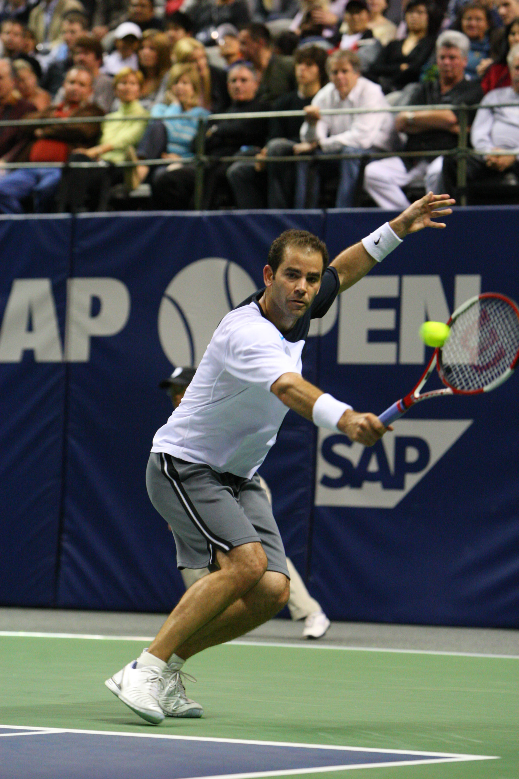 TENNIS: SAP Open - Sampras vs Haas
