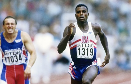 Top 10 victories in US Olympic Track History Carl Lewis 1984