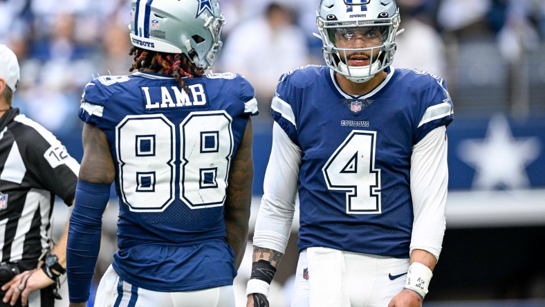 Dallas Cowboys' Dak Prescott, CeeDee Lamb