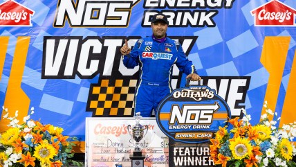 Donny Schatz goes from the outhouse to the penthouse on Hard Knox night