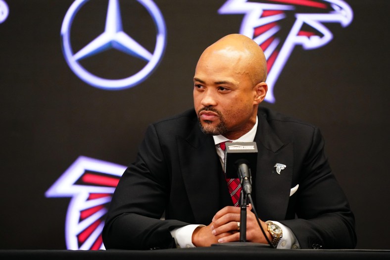 NFL: Atlanta Falcons-Head Coach Raheem Morris Introductory Press Conference