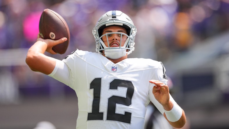 Las Vegas Raiders nearing decision on QB competition: Aidan O'Connell or  Gardner Minshew?