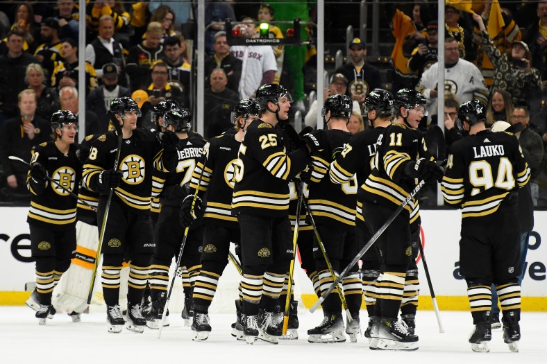 NHL: Stanley Cup Playoffs-Toronto Maple Leafs at Boston Bruins