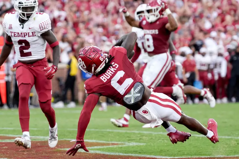 Week 2 college football rankings, Oklahoma Sooners