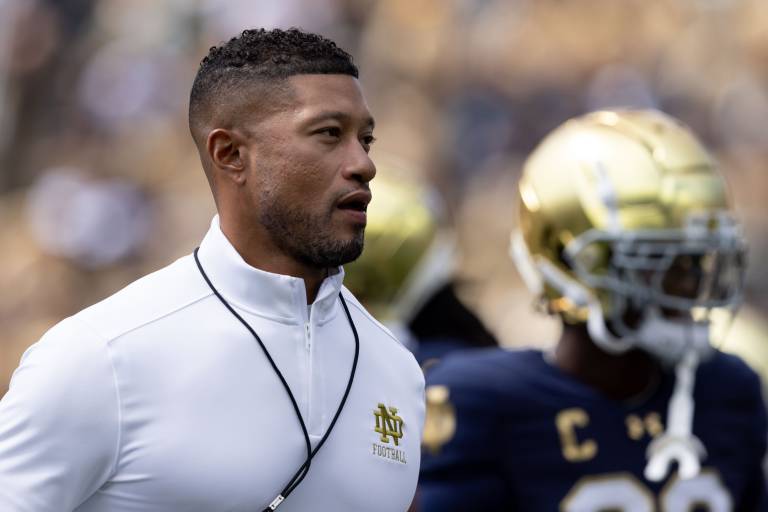 College football week 2, Marcus Freeman, Notre Dame