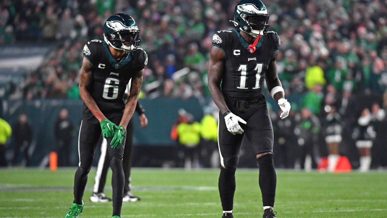 Philadelphia Eagles missing three top offensive pieces at Wednesday’s walkthrough