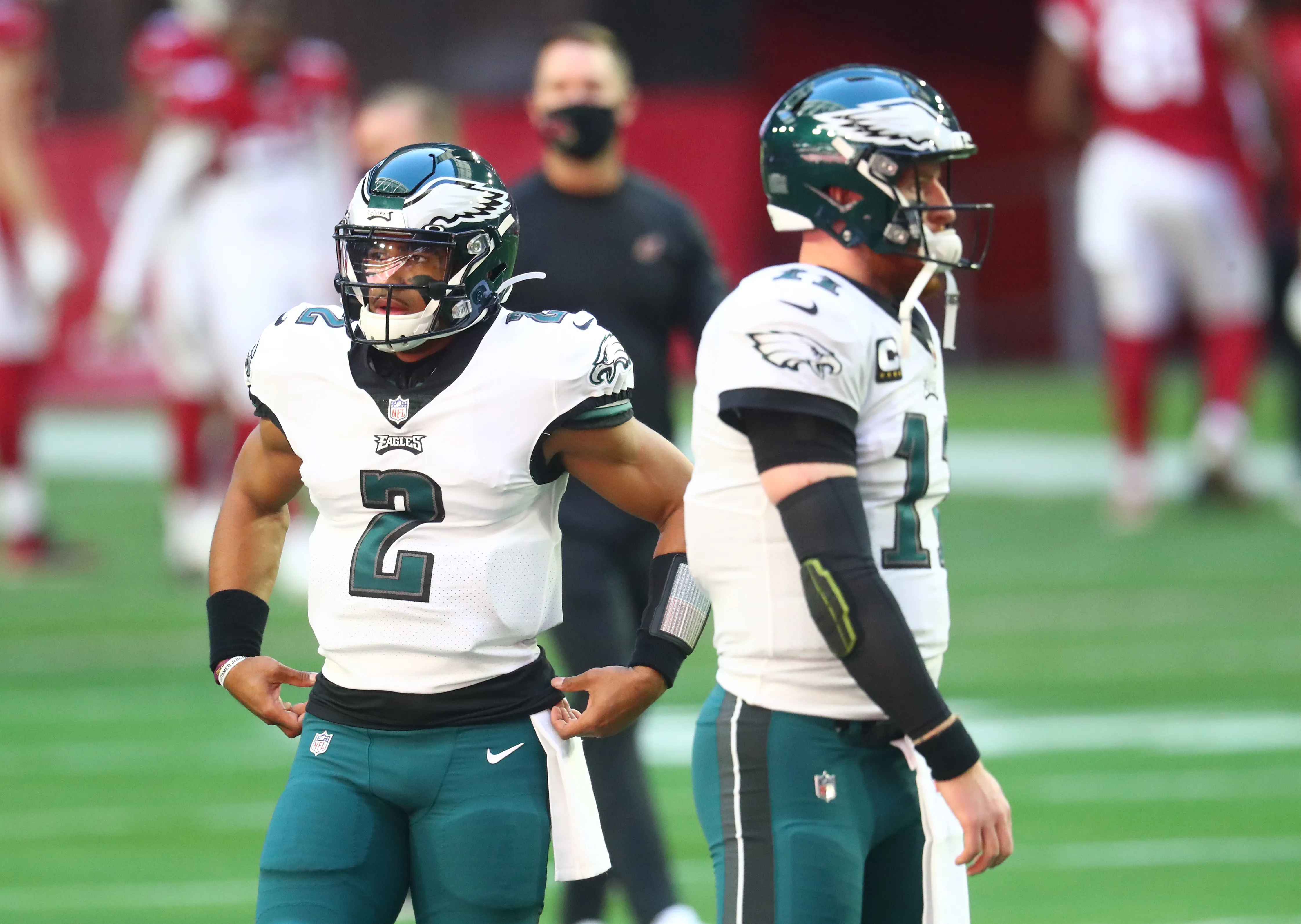 Philadelphia Eagles, Jalen Hurts, Carson Wentz