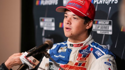 Facing long NASCAR playoff odds, Harrison Burton is going to just go freaking race