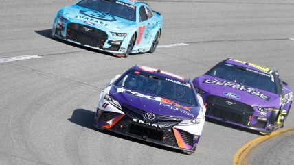 If Denny Hamlin advances in NASCAR playoffs by one point, he can thank BJ McLeod