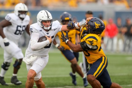 Penn State QB Drew Allar against West Virginia