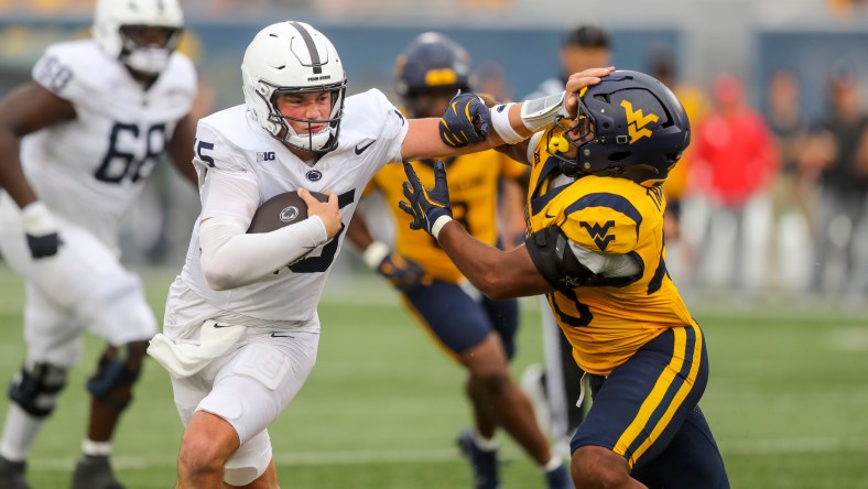 Penn State QB Drew Allar against West Virginia