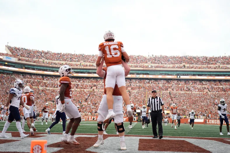 Week 4 college football rankings, Texas Longhorns