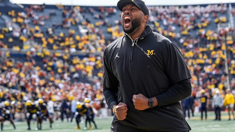 Michigan Wolverines coach Sherrone Moore