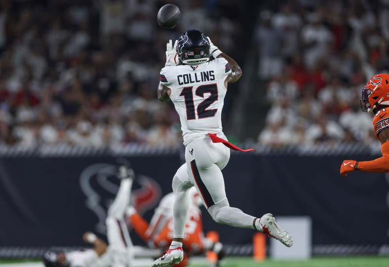 Houston Texans Nico Collins against the Cleveland Browns