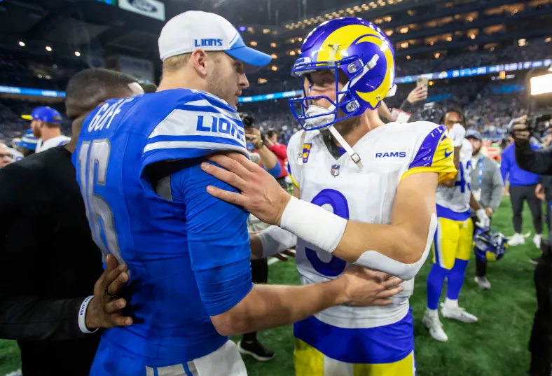 Los Angeles Rams Matthew Stafford, Detroit Lions Jared Goff