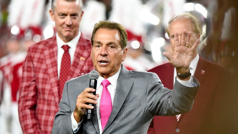 Nick Saban rips NIL following quarterback Matthew Sluka’s controversial decision to leave UNLV