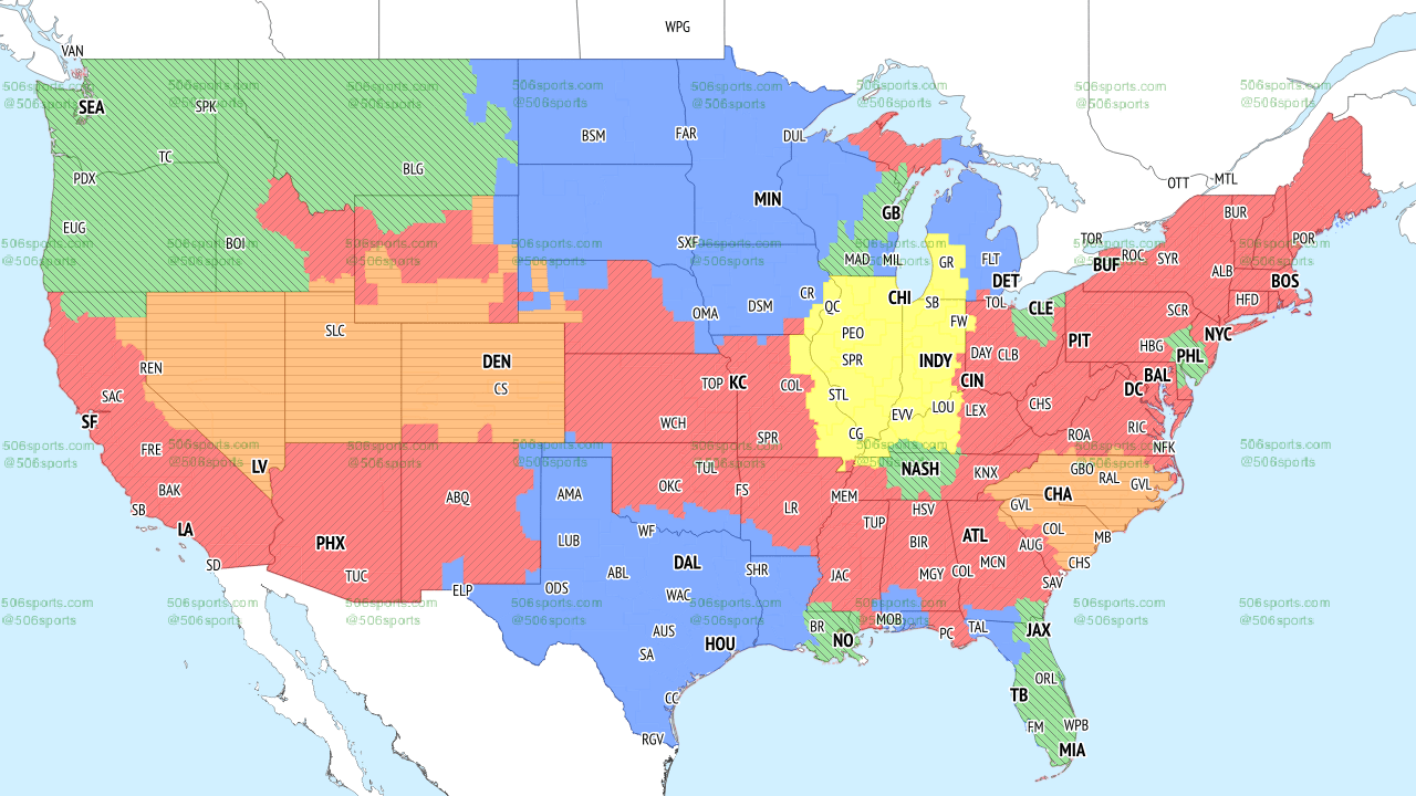 NFL coverage map Week 3 NFL TV map, broadcast info for Sunday’s games