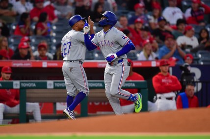 MLB: Texas Rangers at Los Angeles Angels