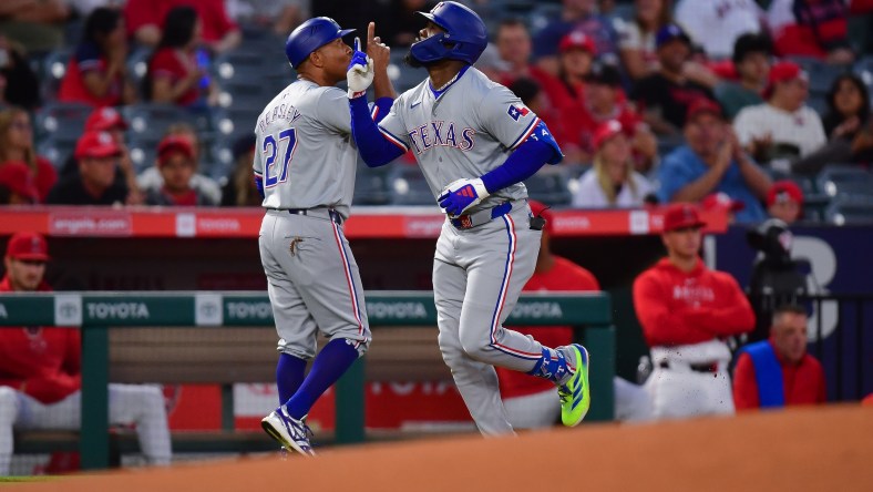 MLB: Texas Rangers at Los Angeles Angels