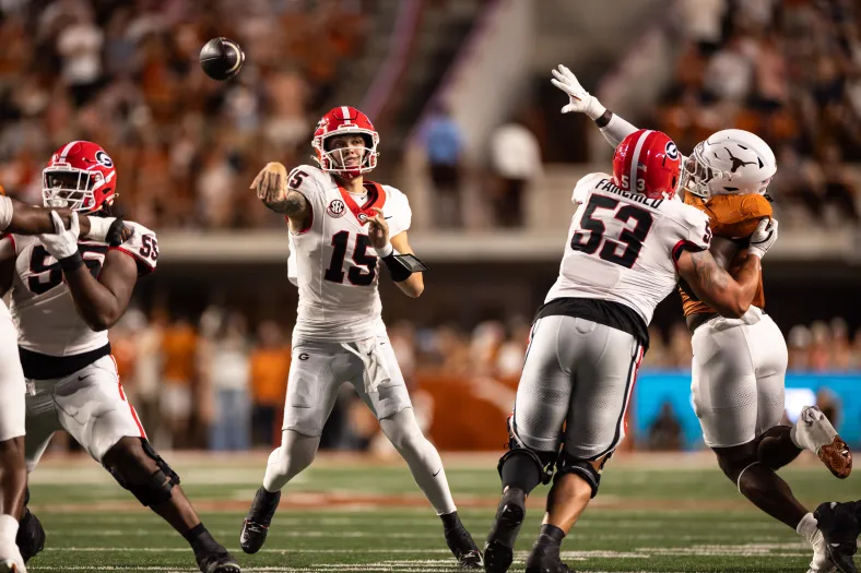 NCAA Football: Georgia at Texas