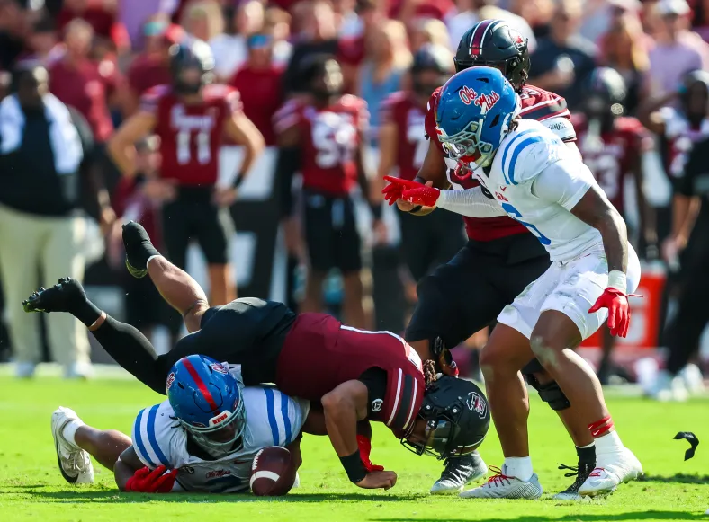 NCAA Football: Mississippi at South Carolina