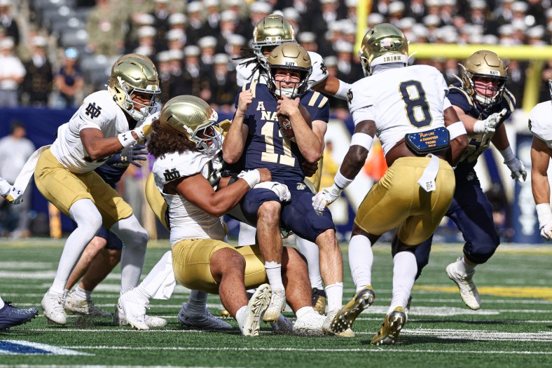 NCAA Football: Notre Dame at Navy