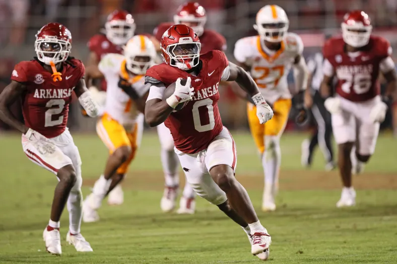 NCAA Football: Tennessee at Arkansas