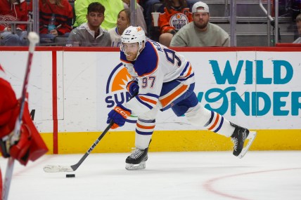 NHL: Edmonton Oilers at Detroit Red Wings