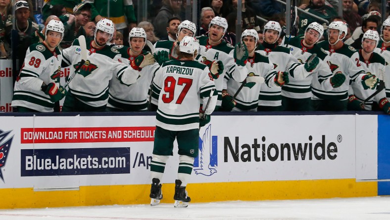 NHL: Minnesota Wild at Columbus Blue Jackets