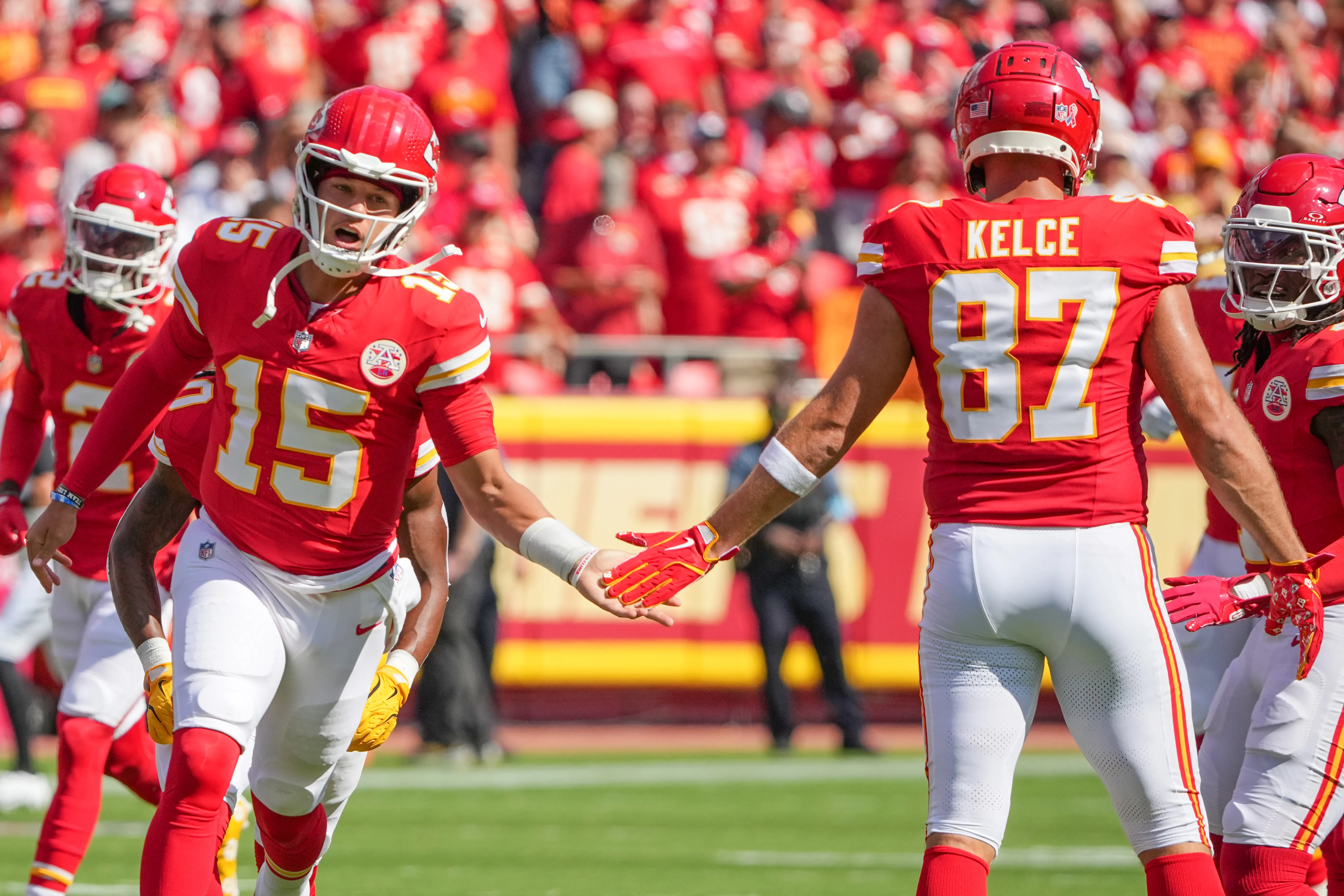 Patrick Mahomes, Travis Kelce, Kansas City Chiefs