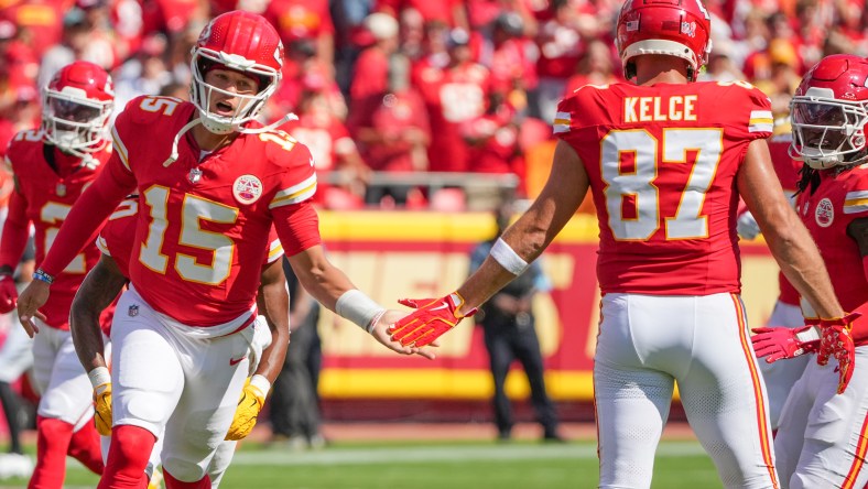 Patrick Mahomes, Travis Kelce, Kansas City Chiefs